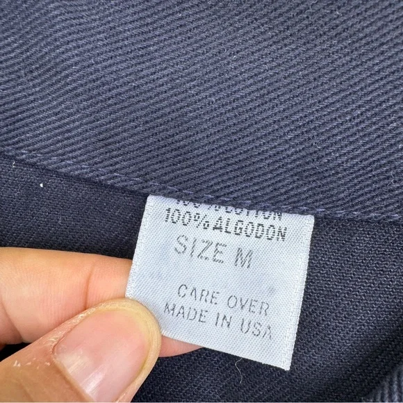 VTG Denim Jeans Jacket Blue Womens Size M Crop USA Made - Picture 8 of 9